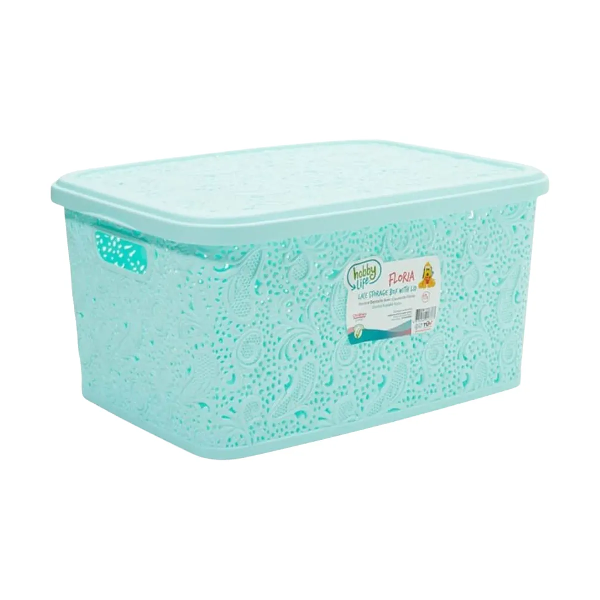 Қопқоқли сават  Hobby life Floria Lace 041212 Учкуприкда