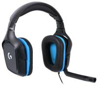 Logitech G432 7.1 Қора ўйин қулоқчинлари Бешариқда