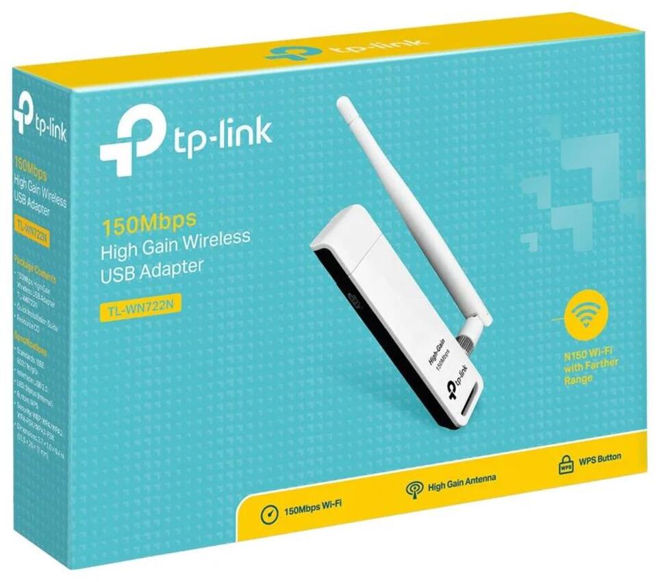 Simsiz TP-Link TL-WN722N USB-adapter Farg'onada