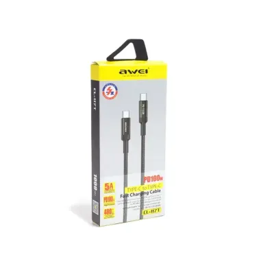 Awei CL-117T Type-C / Type-C USB kabeli