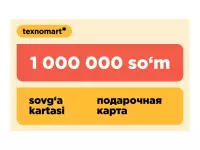 "Texnomart" mahsulotlari uchun 1 000 000 so‘mlik sovg‘a sertifikati Termizda