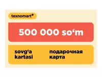 "Texnomart" mahsulotlari uchun 500 000 so‘mlik sovg‘a sertifikati Termizda