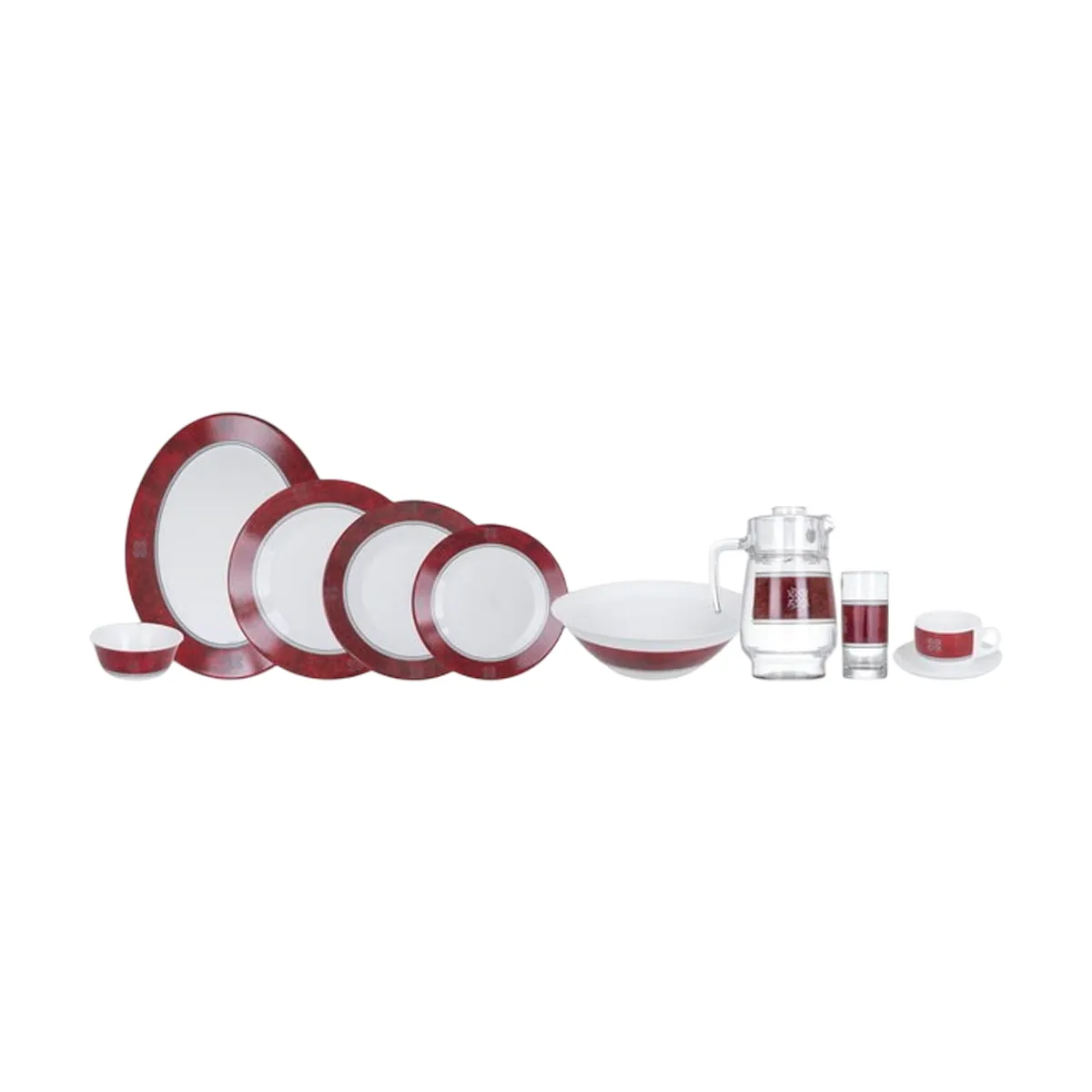 Stol uchun to`plam Luminarc ESSENCE RUBIS Stol uchun to`plam Luminarc ESSENCE RUBIS