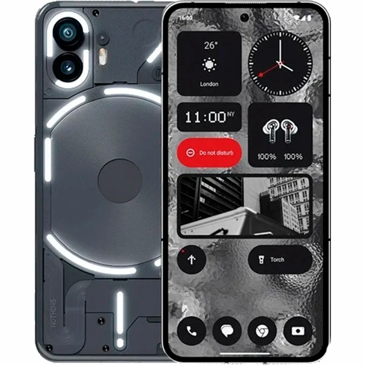Nothing Phone 2 12/256Gb Dark Grey Смартфони (Совға Nothing Ear Stick) Нукусда