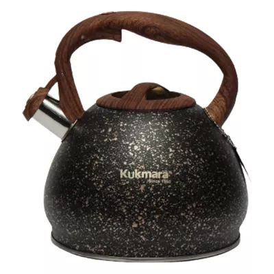 Чайник Kukmara 3,4 л, деревянный ручкой,линия Гранит D Чайник Kukmara 3,4 л, деревянный ручкой,линия Гранит D