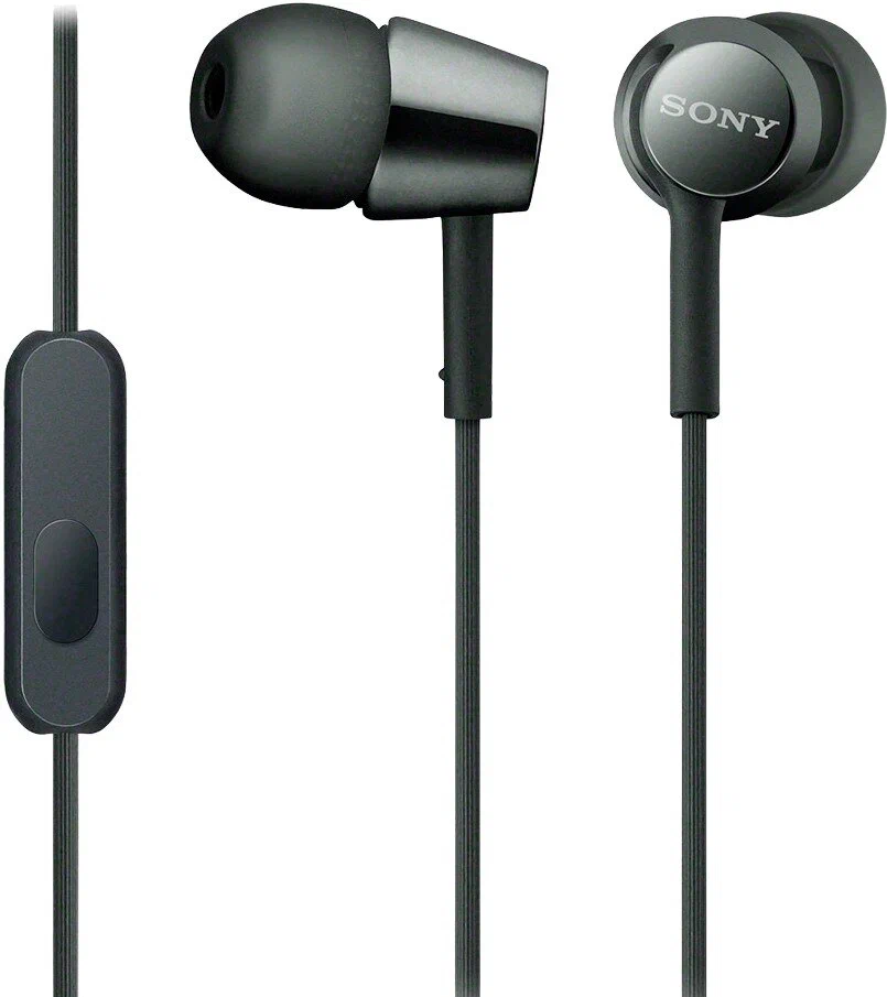Yostiqli simli minigarnituralar Sony MDR-EX155AP Black Buxoroda