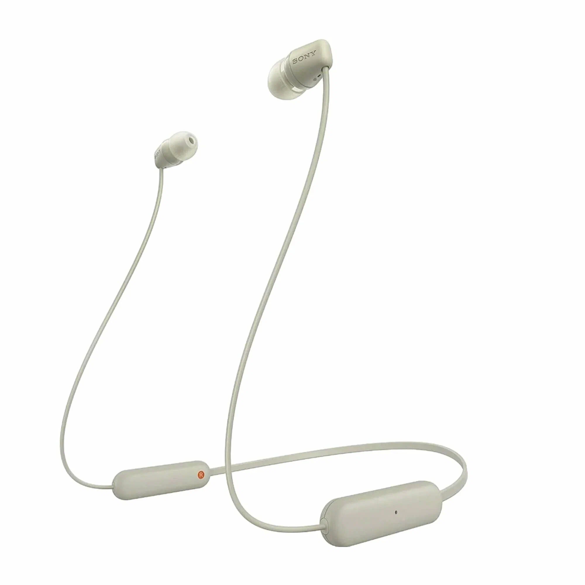 Ёстиқли симли Қулоқчинлар Sony WI-C100 Beige Жиззахда