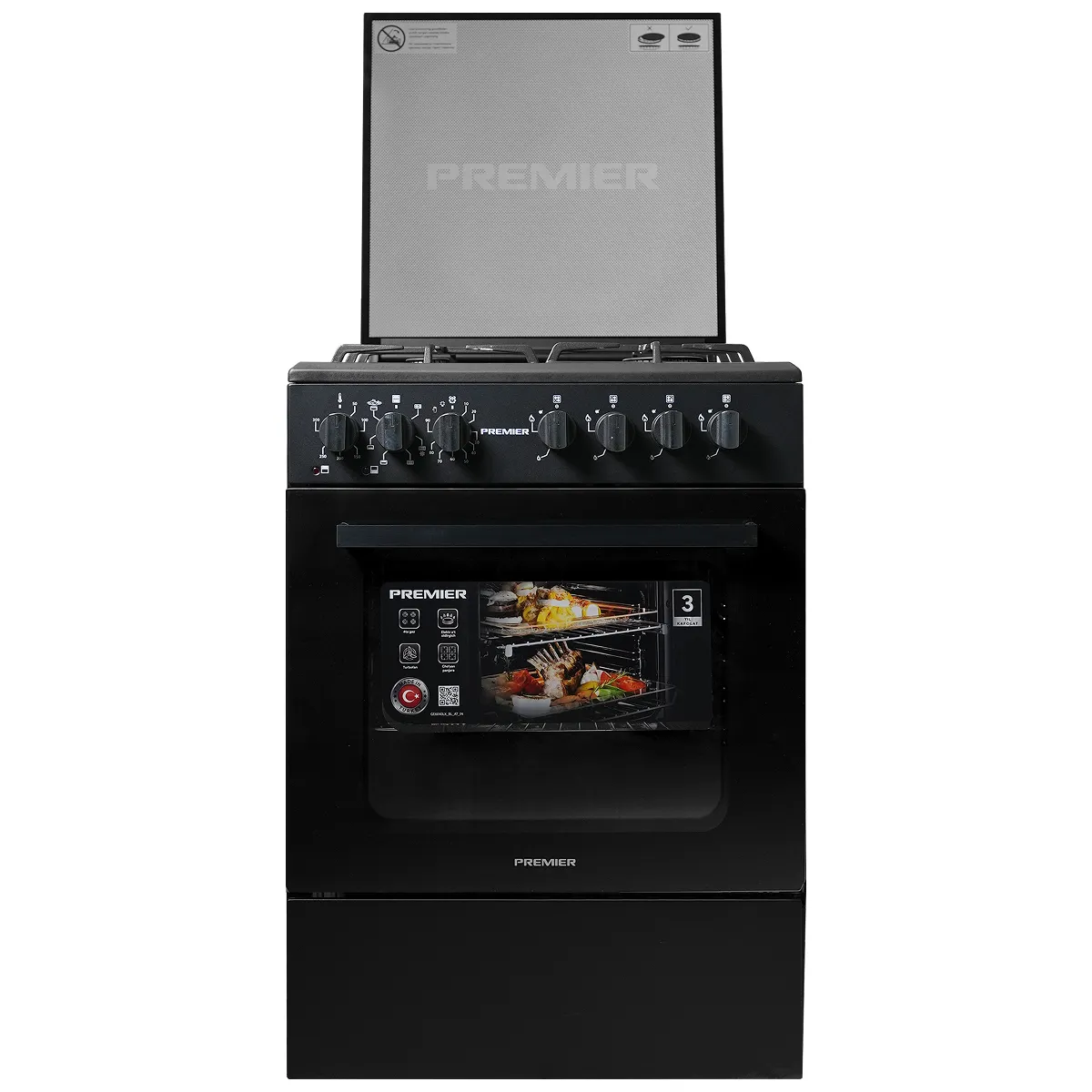 Premier PRM-GE6040LX-BL Kombinatsiyalangan plitasi