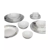 Столовый сервиз Aziya Posuda "ONIX" 37pcs на 6 персон в Джизаке