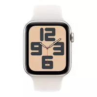 Apple Watch SE GPS 40mm Starlight Aluminium Case with Starlight Sport Band - S/M Смарт соати Самаркандда