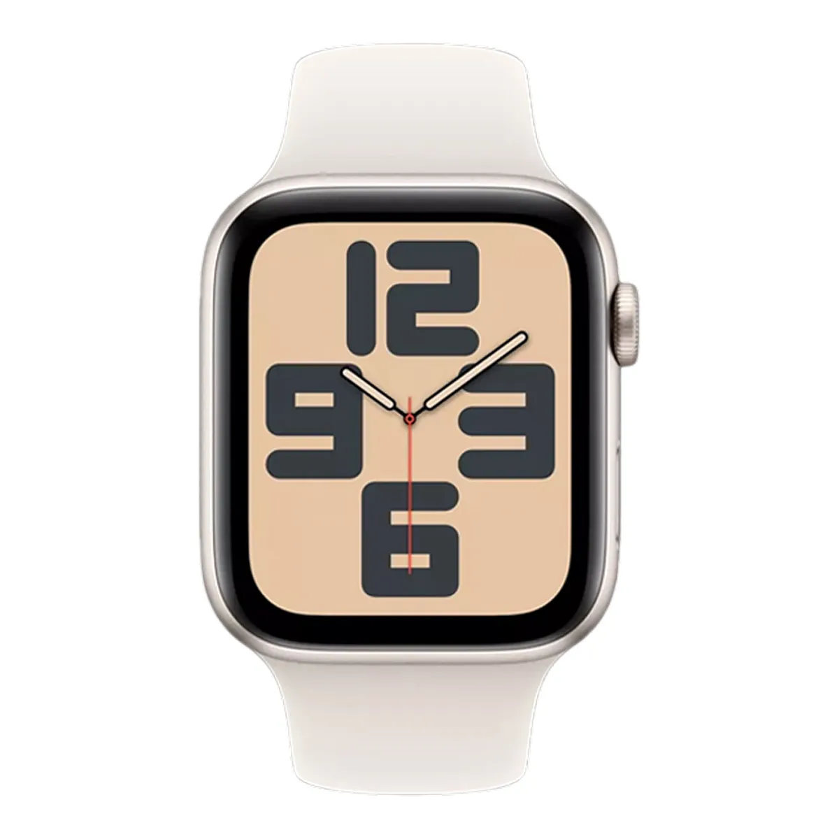 Apple Watch SE GPS 40mm Starlight Aluminium Case with Starlight Sport Band - S/M Смарт соати Самаркандда