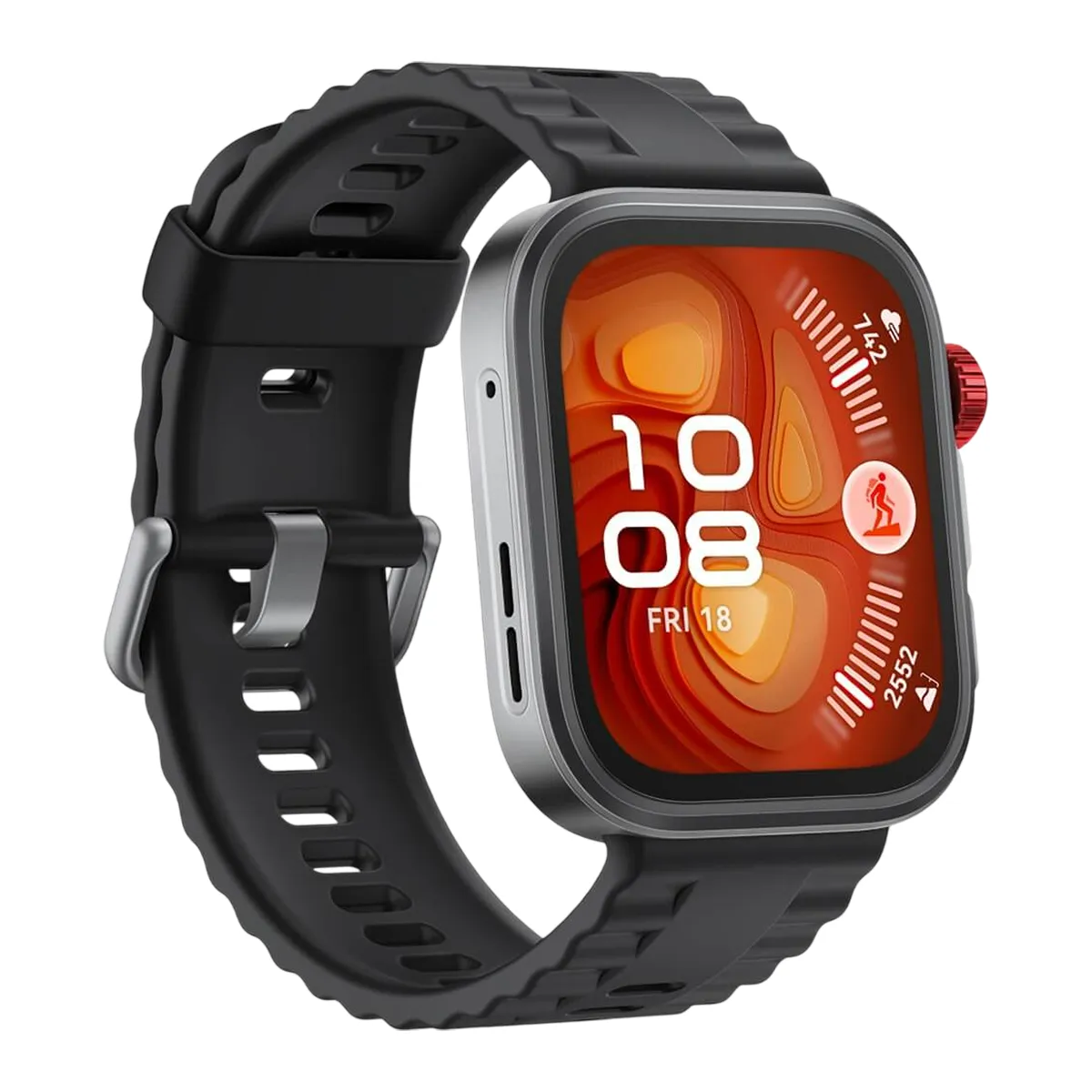 Huawei WATCH FIT 4 Pro Black Fluoroelastomer Strap Смарт соати Келесда