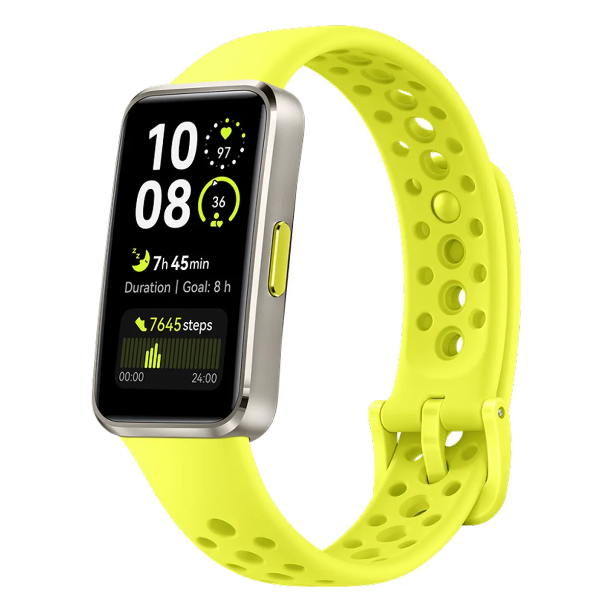 Huawei Band 10 Green Fluoroelastomer Strap Фмтнес соати Жиззахда