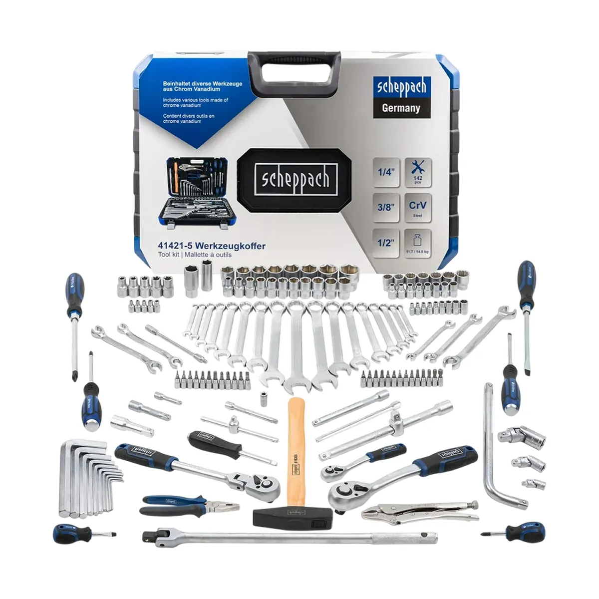 Scheppach Sch-41421-5 Аsbob-uskunalar to‘plami