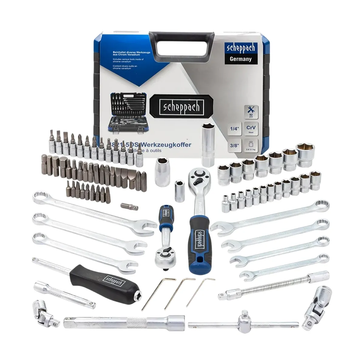 Scheppach Sch-4821-5DS Аsbob-uskunalar to‘plami