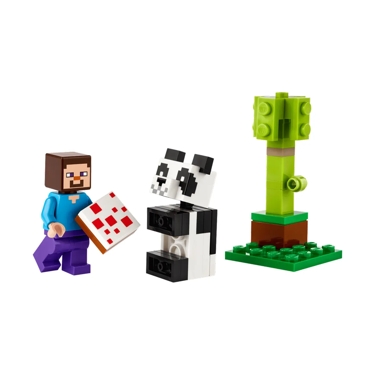 LEGO MINECRAFT konstruktori Stiv va panda bolasi 30672 6+