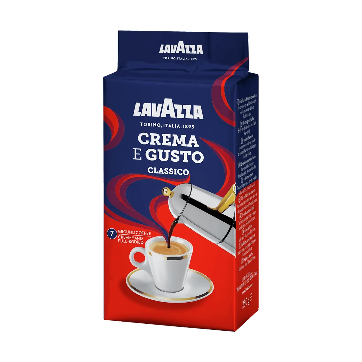 Lavazza E GUSTO maydalangan qahvasi, 250 g
