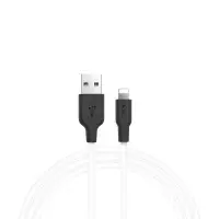 Hoco x21 Lightning qora oq USB kabeli  Andijonda