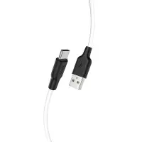 Hoco X21 Type-C black white USB kabeli  Marg'ilonda