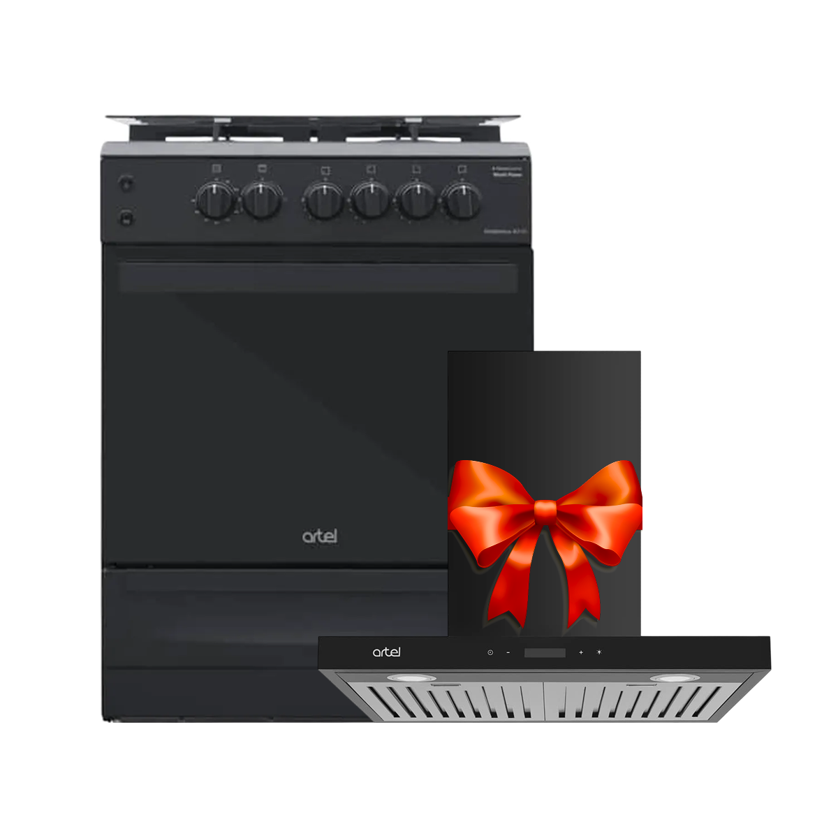 Gaz plitasi Artel Simfoniya 02G Cho`yan  qora mat